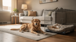 crate training a dog with separation anxiety